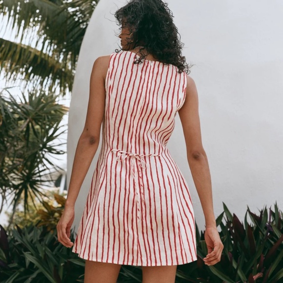 VRG grl linen mini dress - Picture 2 of 5